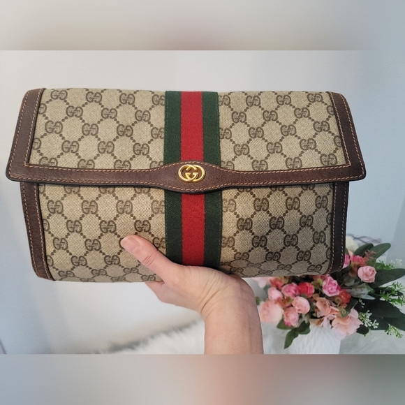 Gucci Vintage Clutch Bag GUC - Picture 1 of 10